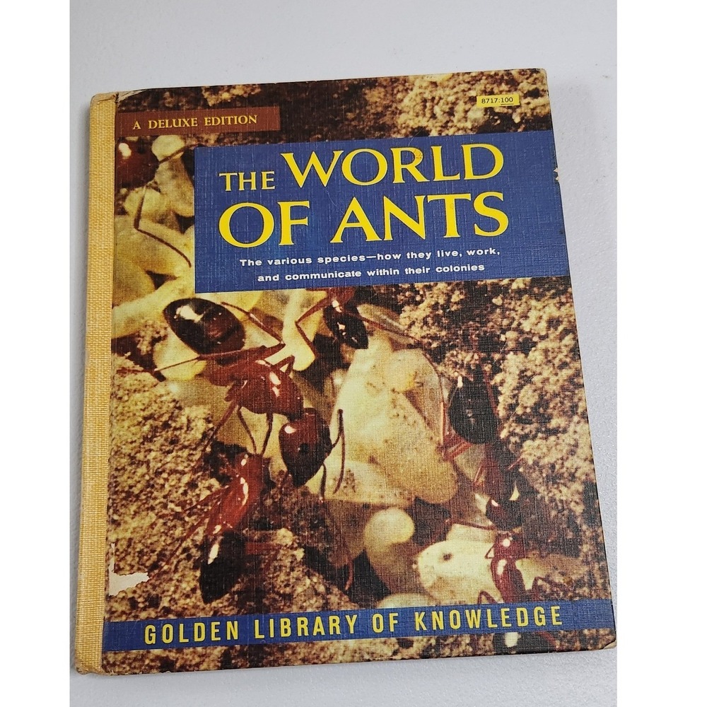 Vintage 1959 The World of Ants Golden Library of Knowledge Hardcover Book